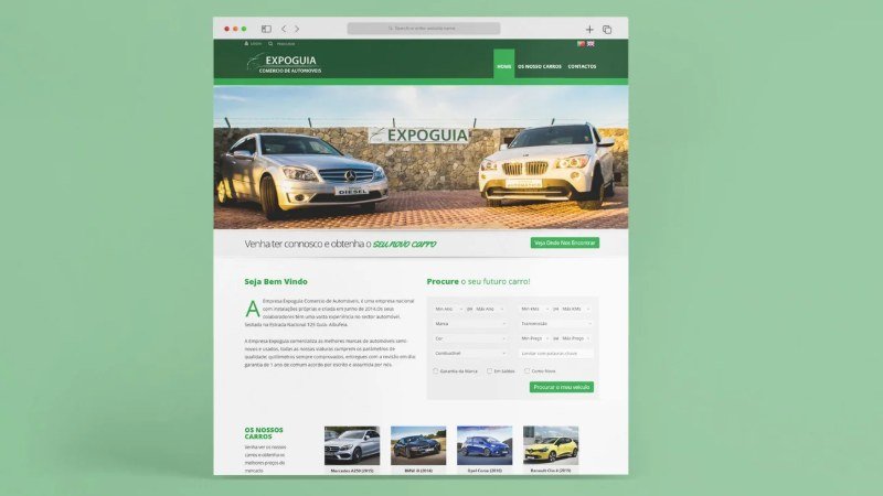 Screenshot der Website Site Empresarial